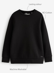 Clarks Black Unisex Crew Neck School Sweatshirt - Image 4 of 11