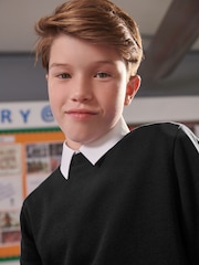 Clarks Black Unisex Crew Neck School Sweatshirt - Image 6 of 11