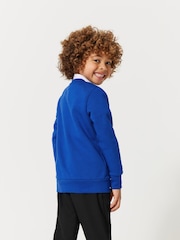 Clarks Blue Unisex Crew Neck School Sweatshirt - Image 5 of 9
