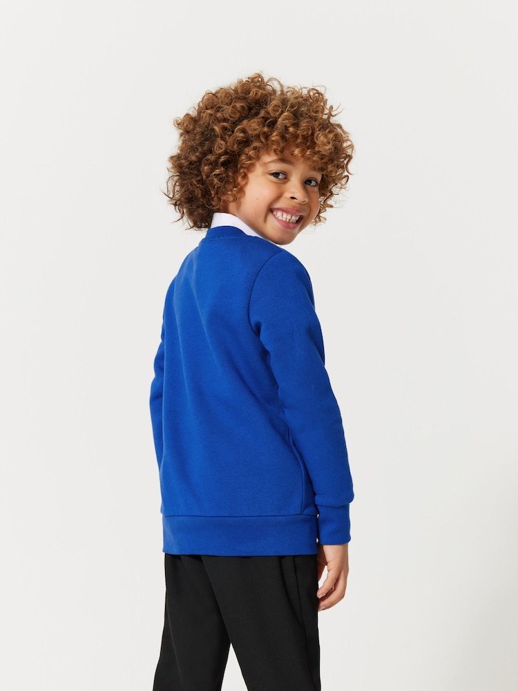Clarks Blue Unisex Crew Neck School Sweatshirt - Image 5 of 9