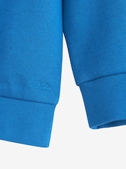 Clarks Blue Unisex Crew Neck School Sweatshirt - Image 8 of 9