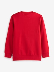 Clarks Red Unisex Crew Neck School Sweatshirt - Image 10 of 12