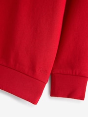 Clarks Red Unisex Crew Neck School Sweatshirt - Image 11 of 12