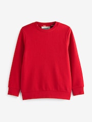 Clarks Red Unisex Crew Neck School Sweatshirt - Image 9 of 12