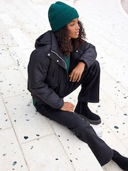 Green Knitted Beanie Hat - Image 2 of 5