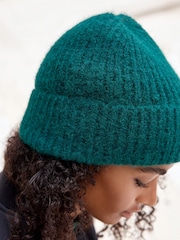 Green Knitted Beanie Hat - Image 4 of 5