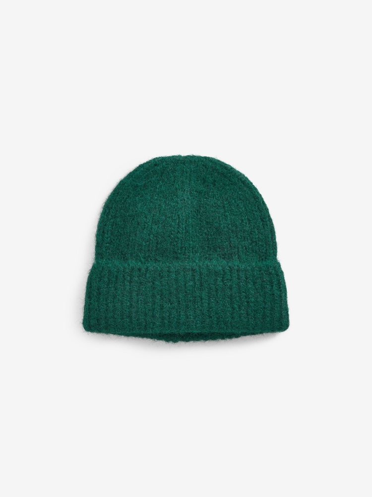 Green Knitted Beanie Hat - Image 5 of 5