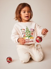 Christmas Disney Sweatshirt (3mths-7yrs) - Image 1 of 7