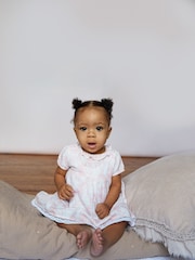The Little Tailor Baby 100% Cotton Dress And Bloomer Set - Image 1 of 10