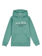 Jack Wills Green Script LB OTH Hoodie - Image 1 of 3