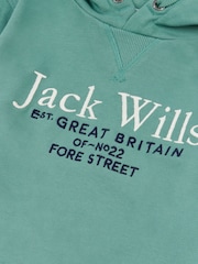 Jack Wills Green Script LB OTH Hoodie - Image 3 of 3