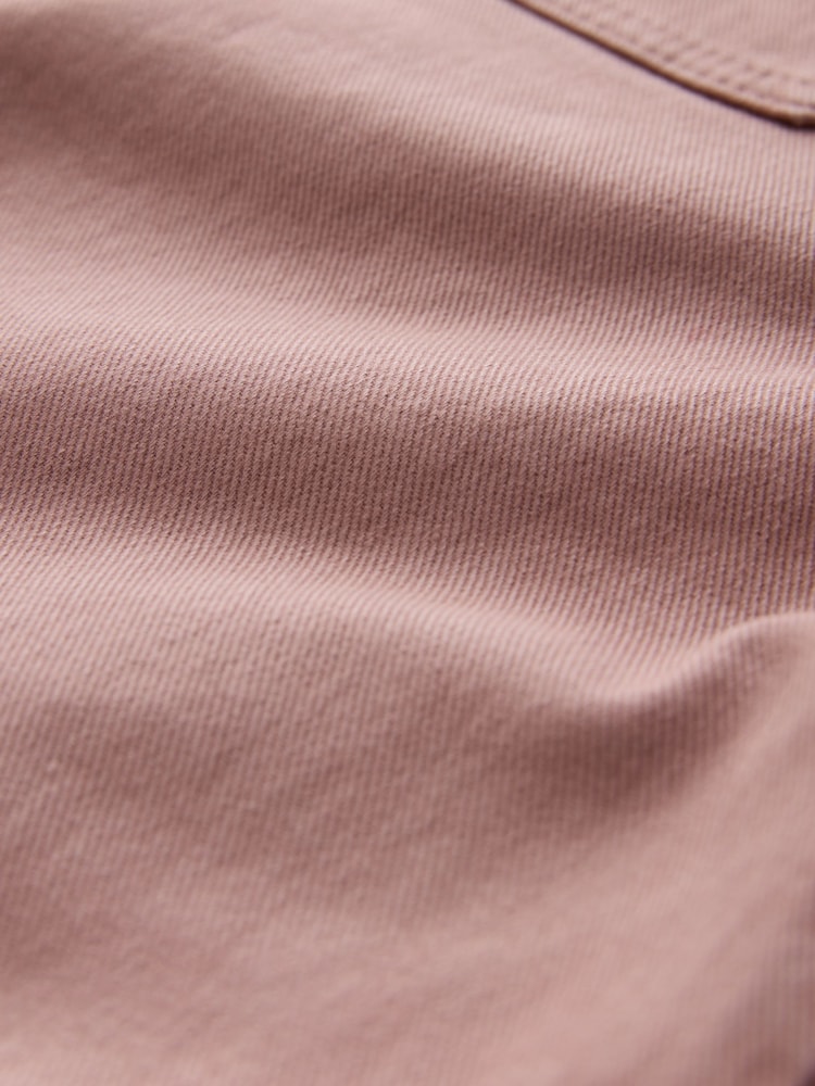 Pink Cropped Patch Pocket Jeans - Image 7 of 7 Pink Cropped Patch Pocket Jeans - Image 7 of 7