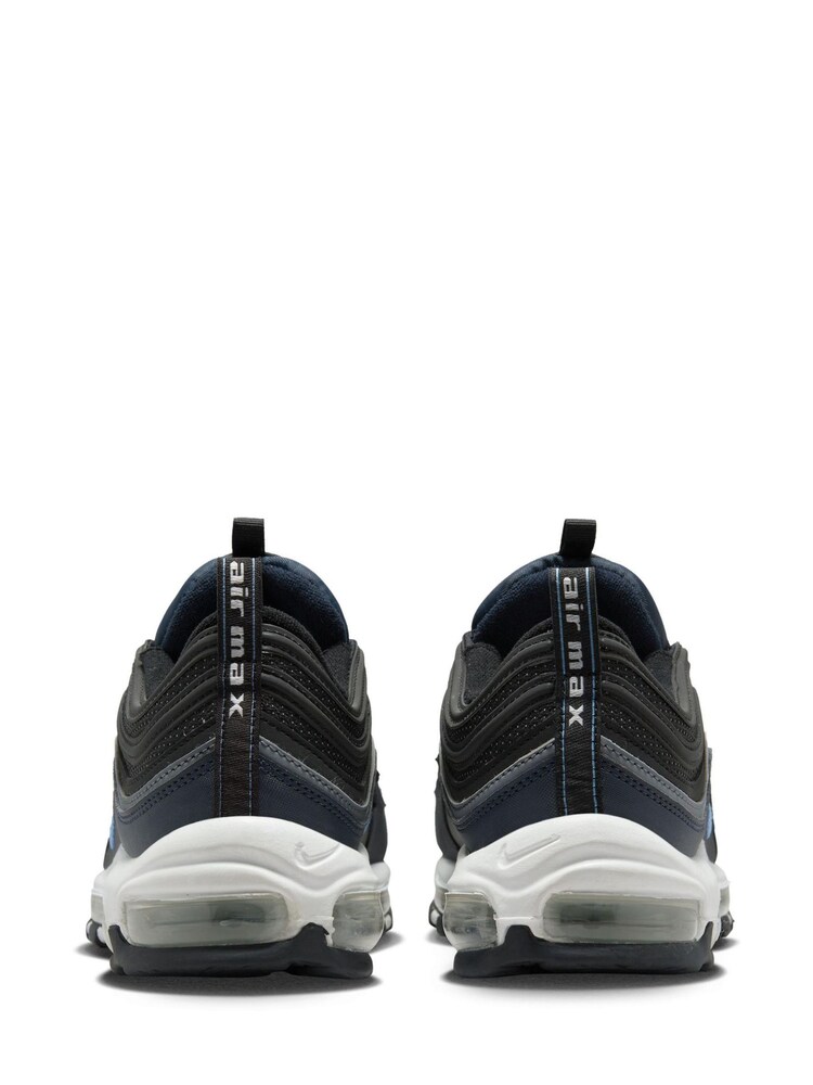 Nike Black/Green Air Max 97 Trainers - Image 4 of 9