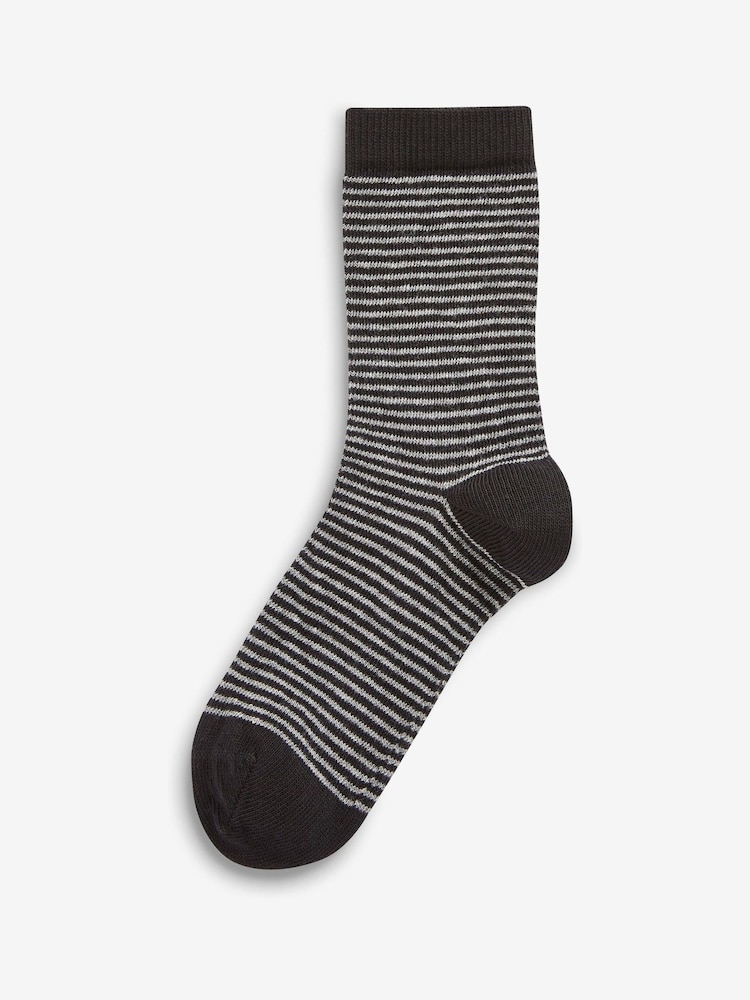 Blue Camouflage/Stripes Rich Socks 7 Pack - Image 3 of 8