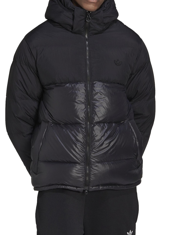 adidas Originals Down Regen Hooded Puffer Jacket - Image 4 of 11