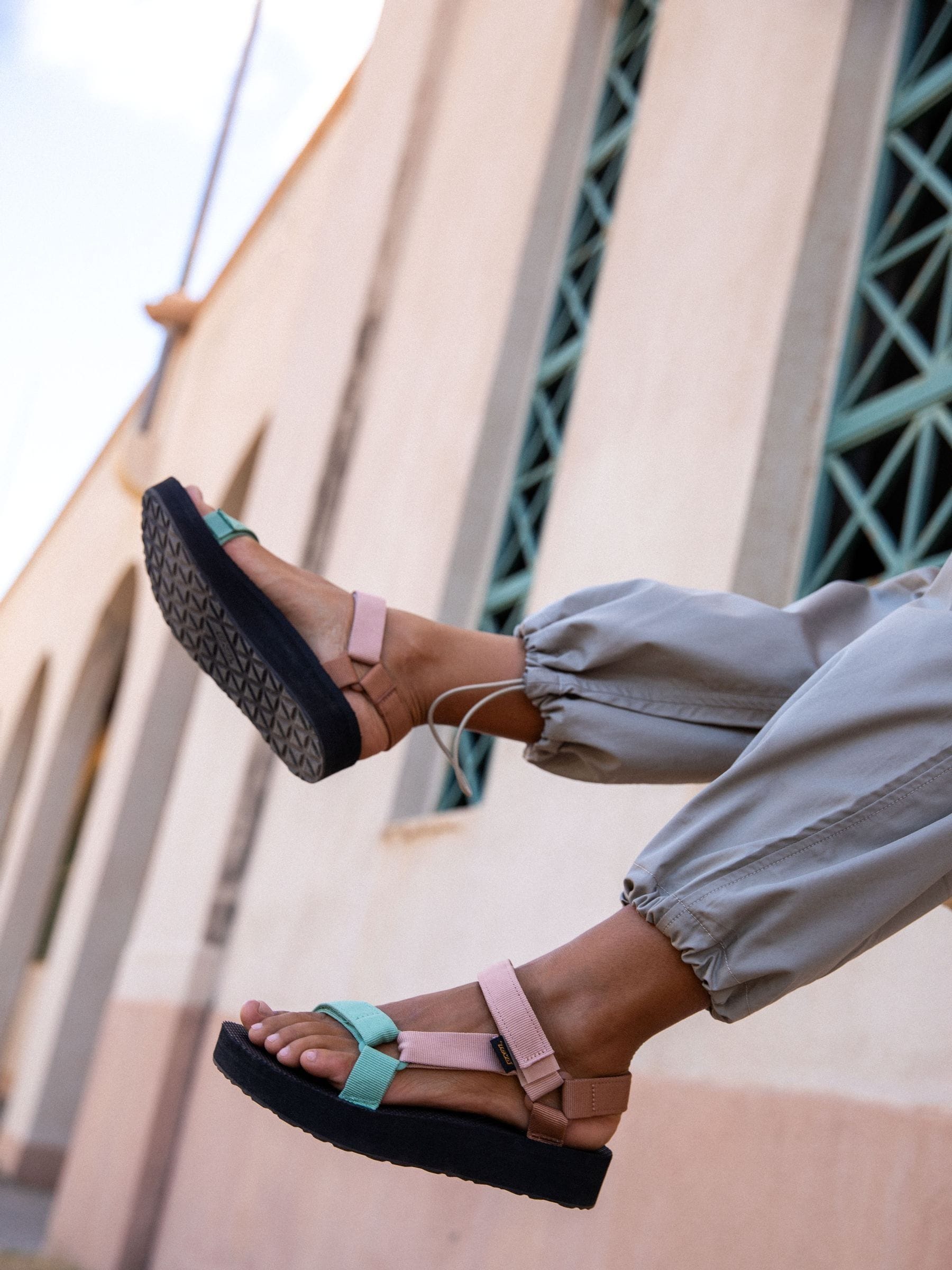 Natural Teva Womens Midform Universal Sandals