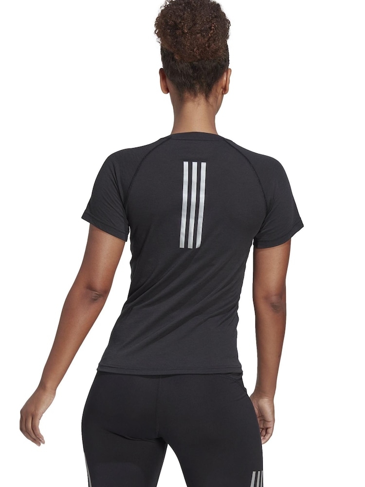 adidas Black X-City Running T-Shirt - Image 2 of 9