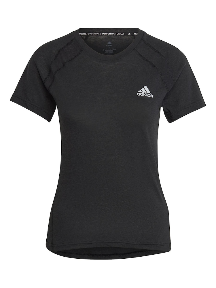adidas Black X-City Running T-Shirt - Image 9 of 9