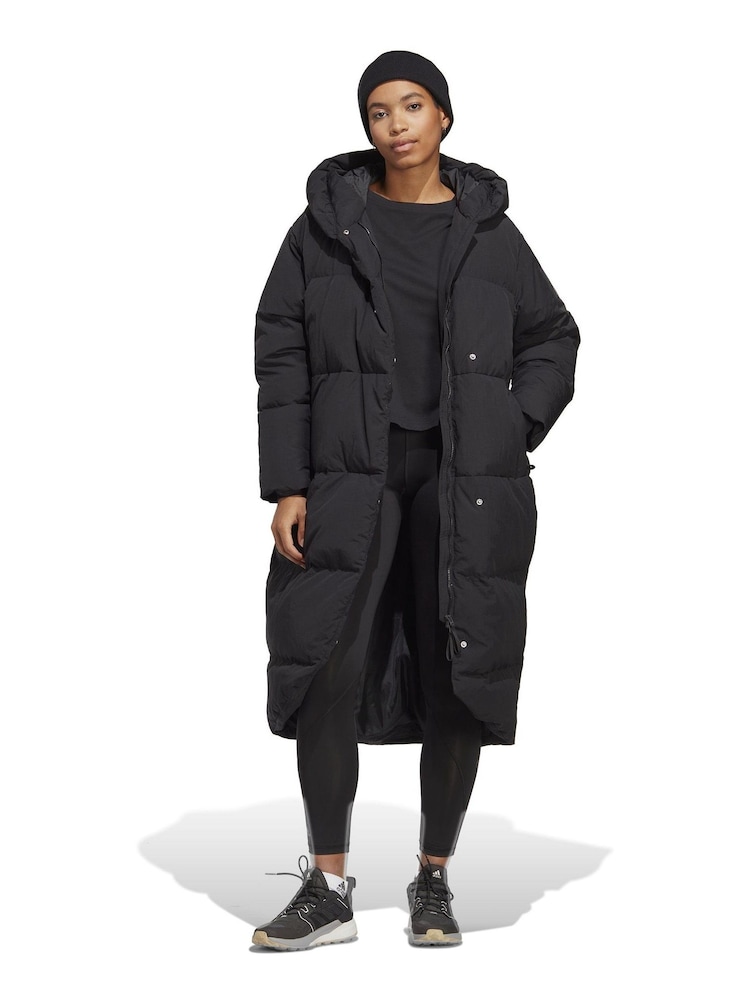 adidas Black Terrex Big Baffle Down Coat - Image 1 of 10
