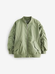 Khaki Green Shower Resistant Bomber Jacket (3-16yrs) - Image 7 of 10
