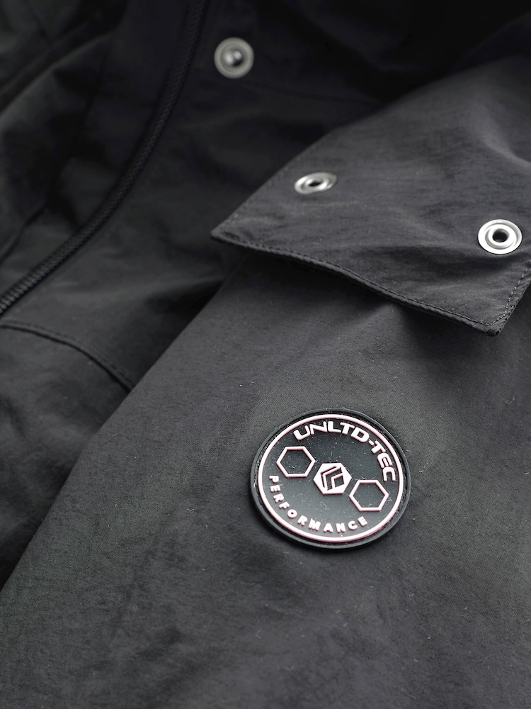 Noir - Veste cagoule imperméable (5-16ans) - Image 12 of 14