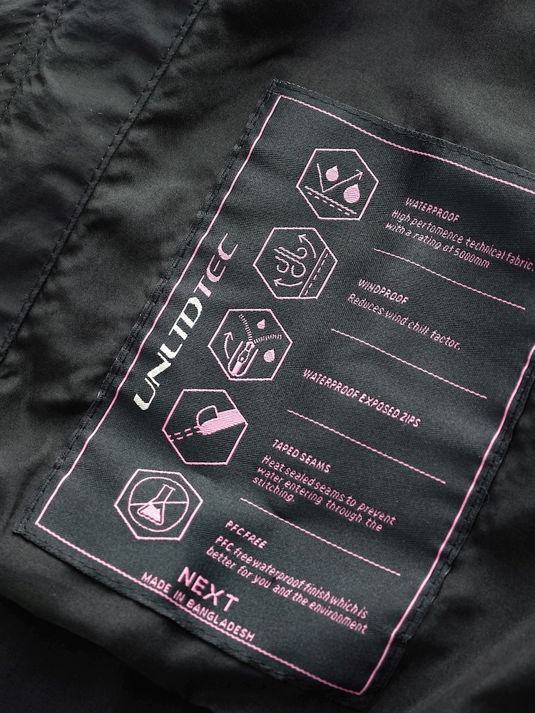 Black Waterproof Cagoule Jacket (5-16yrs) - Image 14 of 14