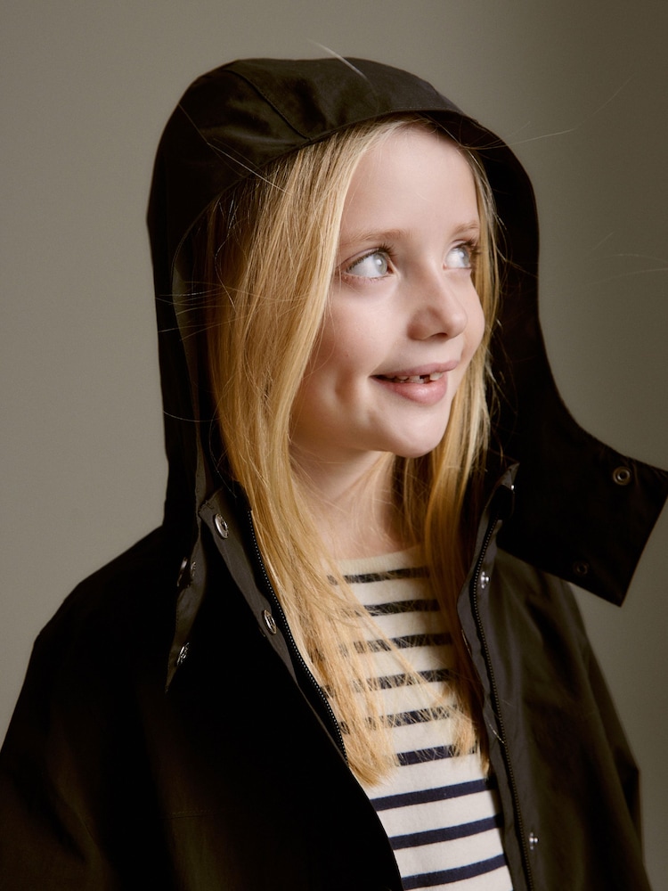 Noir - Veste cagoule imperméable (5-16ans) - Image 6 of 14