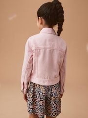 Pink Denim Heart Western 100% Cotton Jacket (3-16yrs) - Image 3 of 13