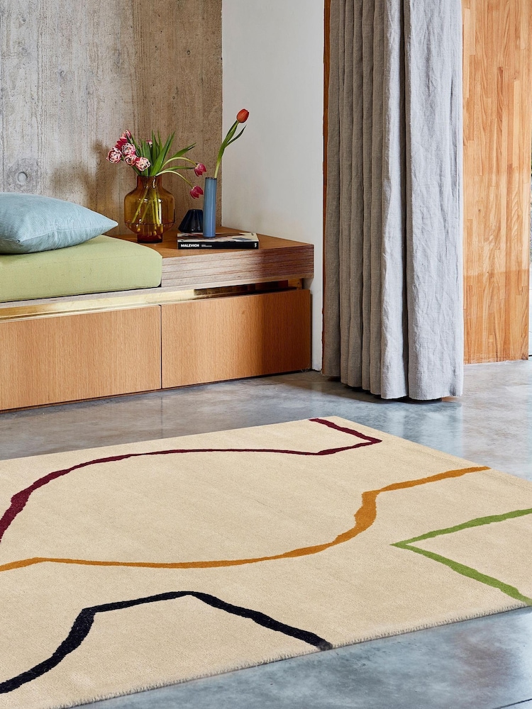 Asiatic Rugs Natural Reef Linear Rug - Image 1 of 6