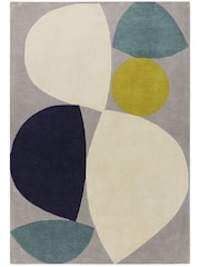Asiatic Rugs Teal Blue Reef Mid Century Rug - Image 2 of 4
