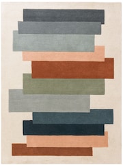 Asiatic Rugs Cream Reef Stacks Rug - Image 2 of 4