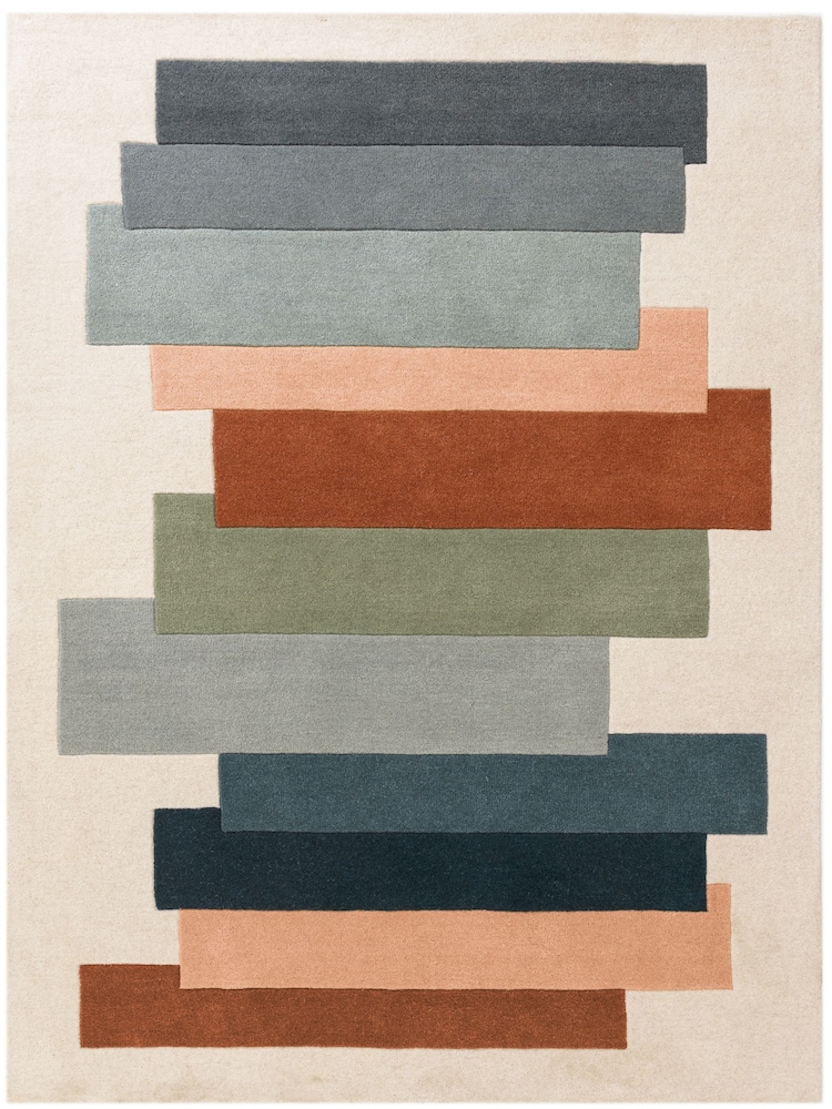Asiatic Rugs Cream Reef Stacks Rug - Image 2 of 4
