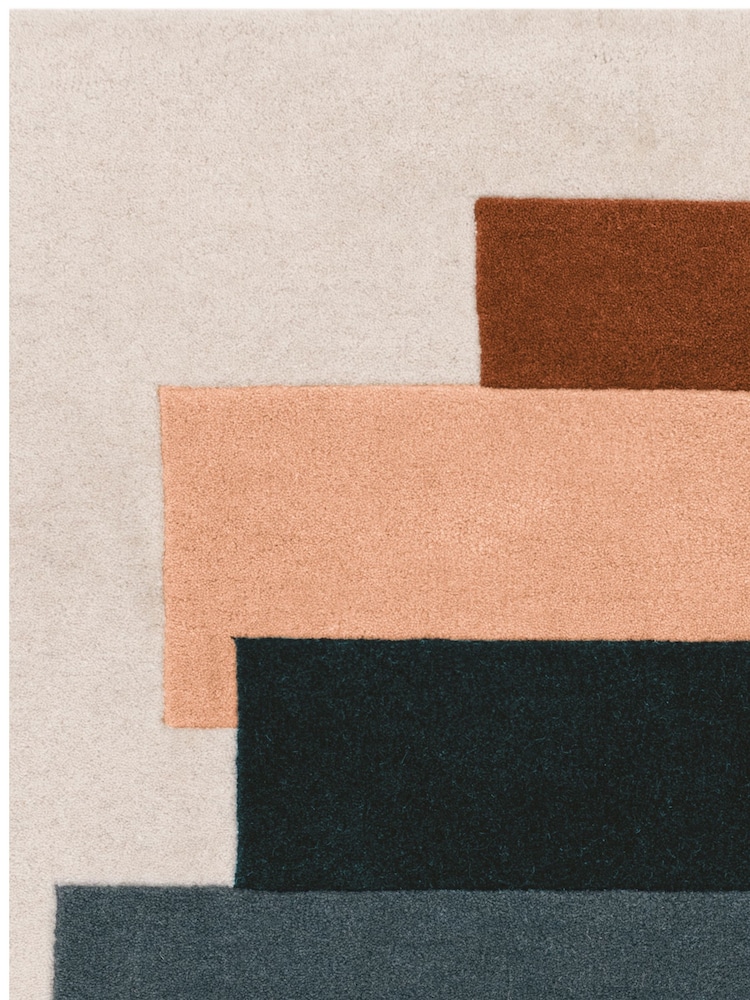 Asiatic Rugs Cream Reef Stacks Rug - Image 4 of 4