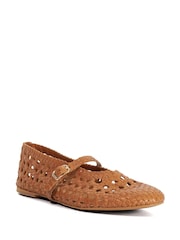 Dune London Brown Hazella Mary Janes Shoes - Image 3 of 6