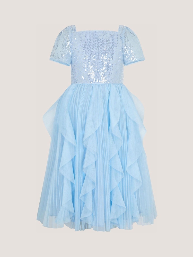 Monsoon Scarla Sequin Ruffle Party Dress - Imagen 1 de 2 Monsoon Scarla Sequin Ruffle Party Dress - Imagen 1 de 2
