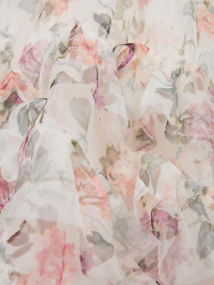 Monsoon Roma Floral Print Ruffle Party Dress - Imagen 2 de 2 Monsoon Roma Floral Print Ruffle Party Dress - Imagen 2 de 2