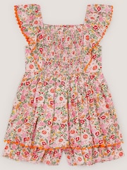 Monsoon Floral Smocked Playsuit - Imagen 3 de 4