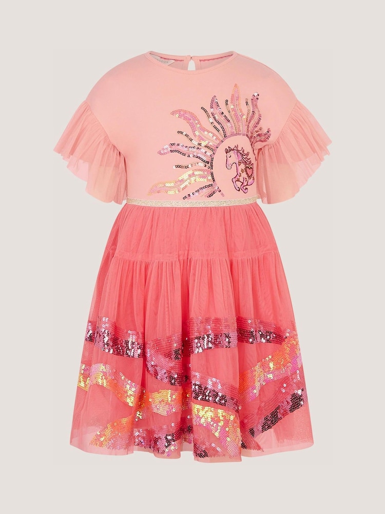 Monsoon Sequin Unicorn Disco Dress - 圖片 1/3 Monsoon Sequin Unicorn Disco Dress - 圖片 1/3
