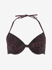 Ягодно-красный - Бикини-топ с глубоким вырезом Mint Velvet - Изображение 4 из 5