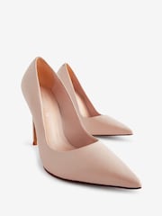 Nude Pink Signature Leather Court Shoes - Image 5 of 7