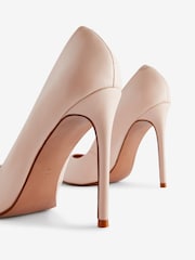 Nude Pink Signature Leather Court Shoes - Image 6 of 7