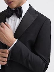 Reiss Poker modern fit smokingjasje met satijnen revers - Image 4 of 7