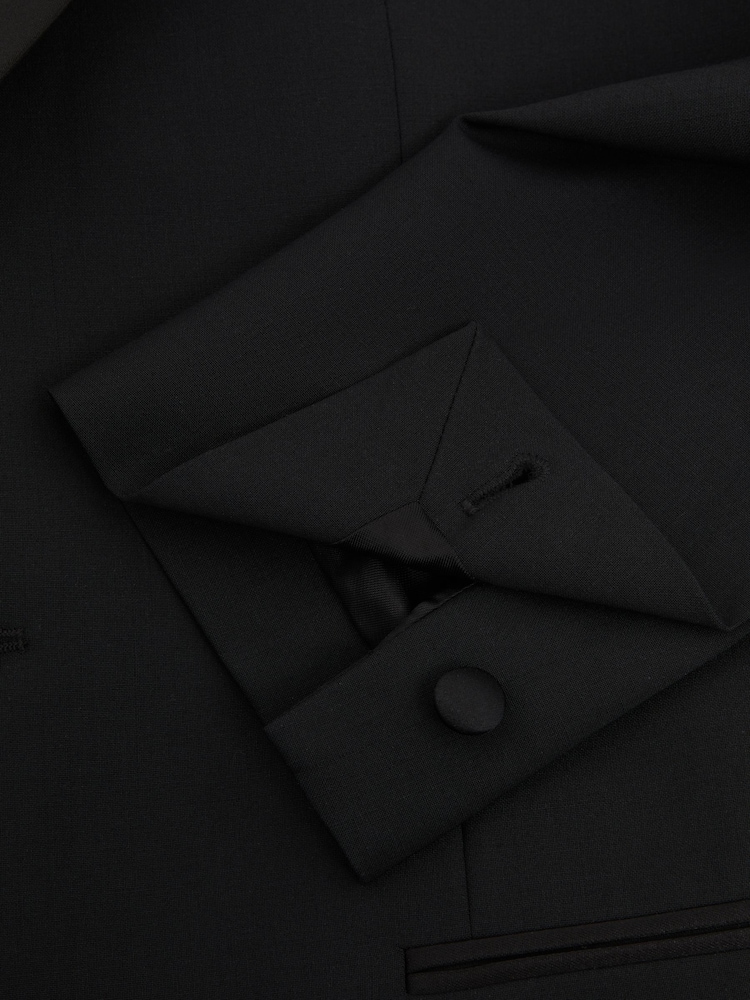 Reiss Poker modern fit smokingjasje met satijnen revers - Image 6 of 7