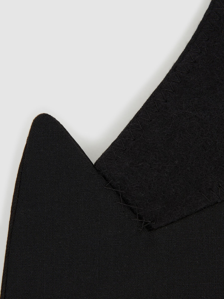 Reiss Poker modern fit smokingjasje met satijnen revers - Image 7 of 7