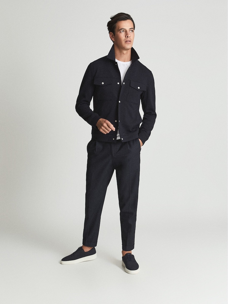 Reiss Jerry Interlock Hemdjacke - Bild 6 von 6 Reiss Jerry Interlock Hemdjacke - Bild 6 von 6