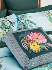 Ted Baker Green Elevations Cotton Sateen Cushion - Image 1 of 4
