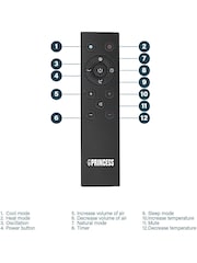 Princess Green Smart 2-in-1 Tower Fan - Image 14 of 15