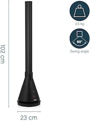 Princess Green Smart 2-in-1 Tower Fan - Image 4 of 15