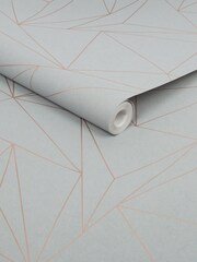 Grey Abstract Geo 10M Wallpaper - Image 4 of 4