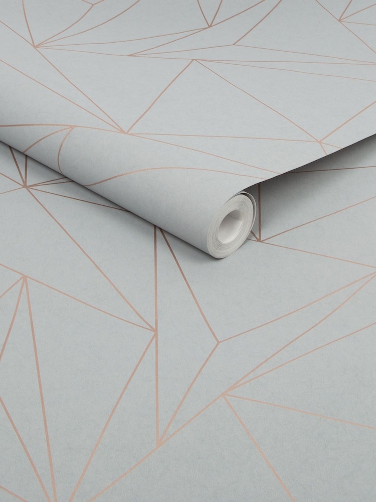 Grey Abstract Geo 10M Wallpaper - Image 4 of 4 Grey Abstract Geo 10M Wallpaper - Image 4 of 4